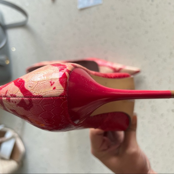 MICHAEL ANTONIO Snake Skin extra pointy toe stiletto - Picture 4 of 6